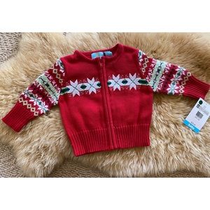 NWT Sweater w/ Snowflake Appliqué - 12m